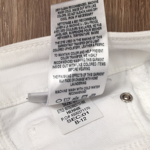 Joe’s Jeans white skinny jeans high waisted NWT - Picture 7 of 7